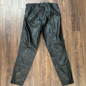 Free People faux leather pants